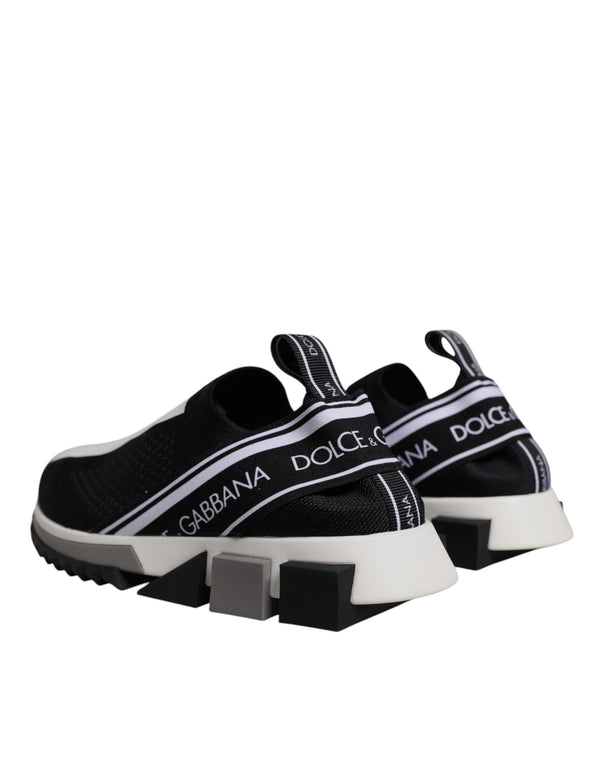 Black White Slip On Sorrento Sneakers Shoes