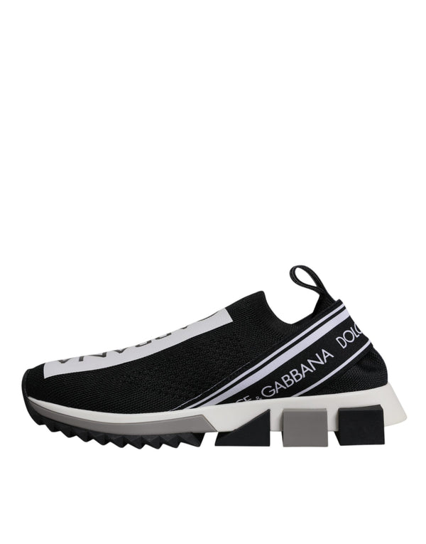 Black White Slip On Sorrento Sneakers Shoes