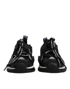 Black Mesh Sorrento Trekking Sneakers Shoes