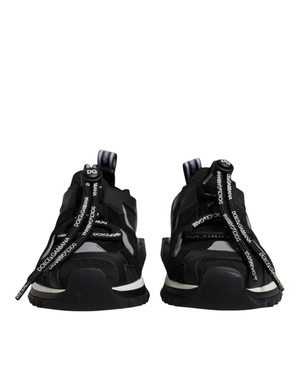 Black Mesh Sorrento Trekking Sneakers Shoes