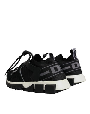 Black Mesh Sorrento Trekking Sneakers Shoes