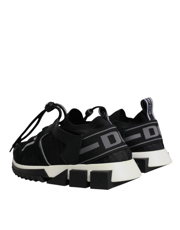 Black Mesh Sorrento Trekking Sneakers Shoes