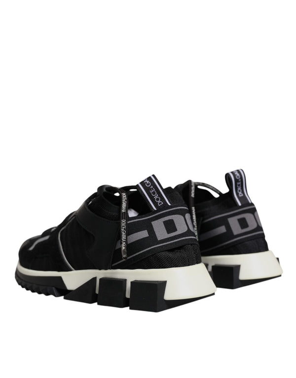 Black Mesh Sorrento Trekking Sneakers Shoes
