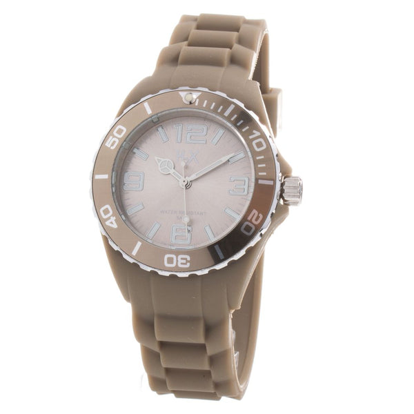 Brown Rubber Watch