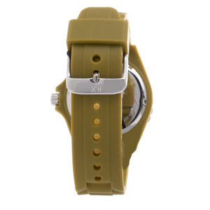 Brown Rubber Sport Watch