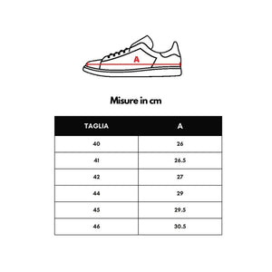 Bicolor Fabric And Leather Athletic Sneakers