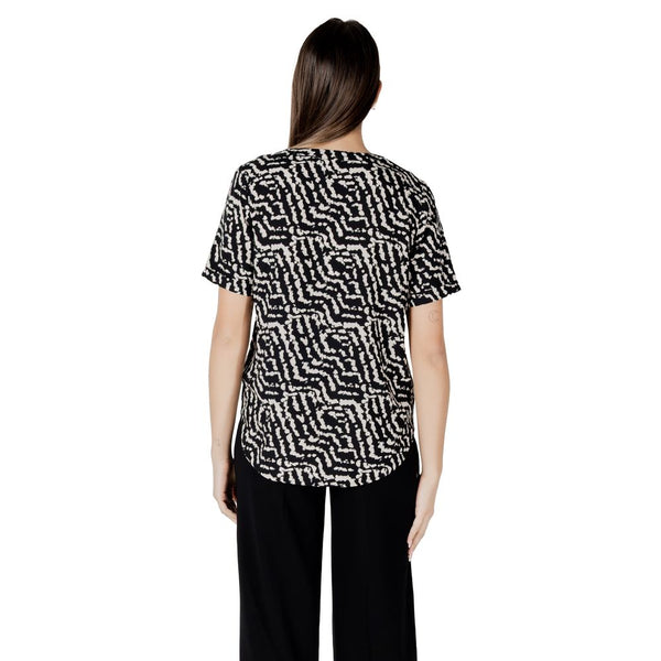 Black Viscose Blouse