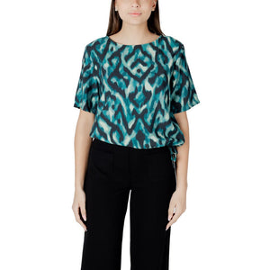 Bicolor Viscose Blouse