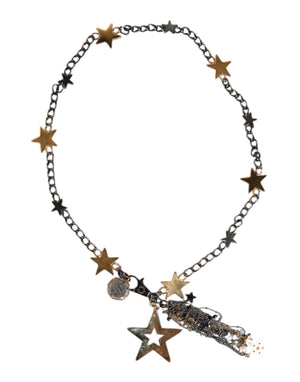 Silver Gold Brass Embellished Waist Chain Belt