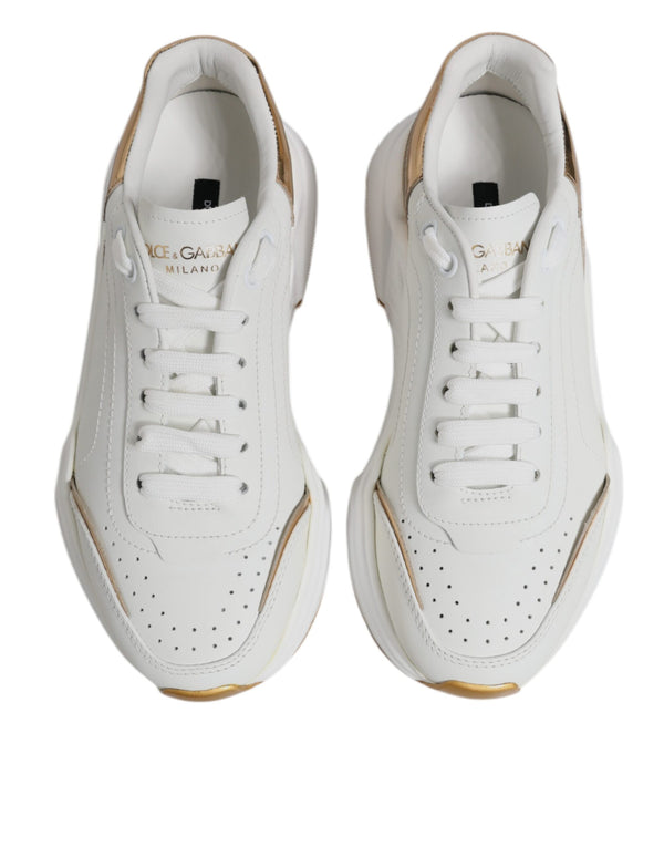 White Gold Daymaster Low Top Sneakers Shoes