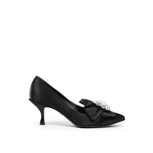 Black Viscose Pumps