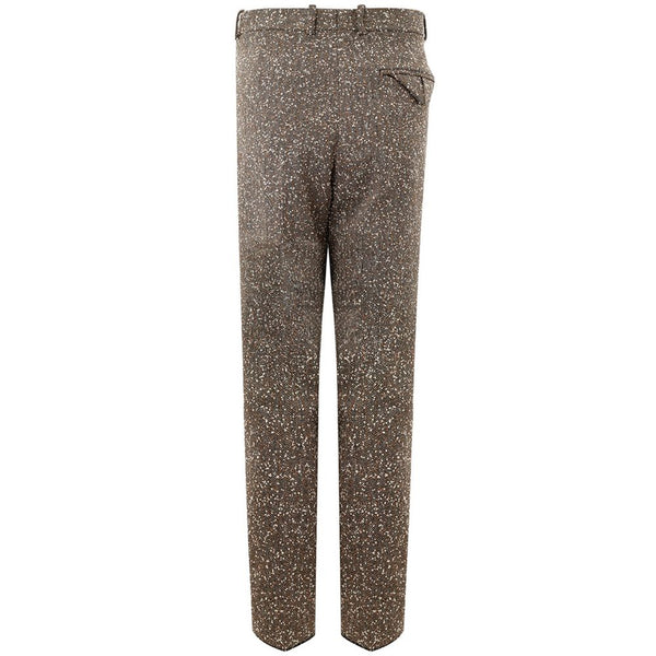 Multicolor Viscose Casual Pants