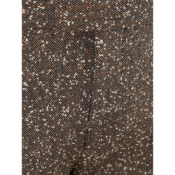 Multicolor Viscose Casual Pants