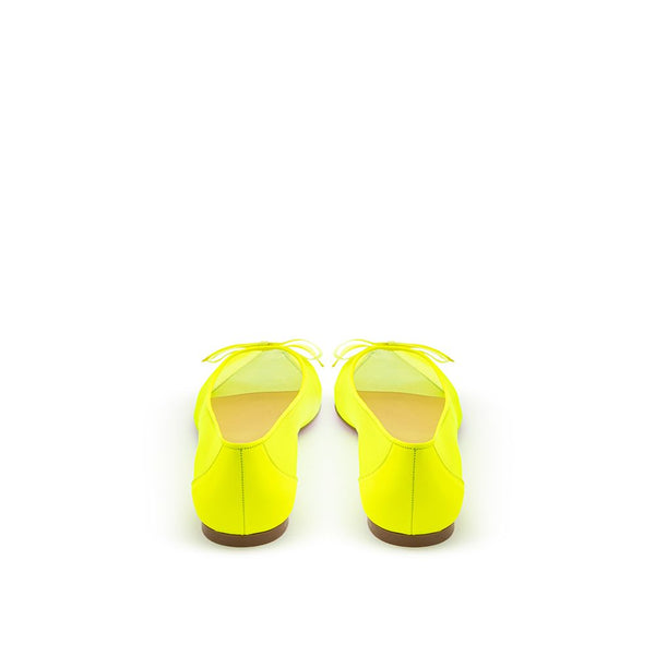 Sunshine Yellow Mesh Flat Elegance