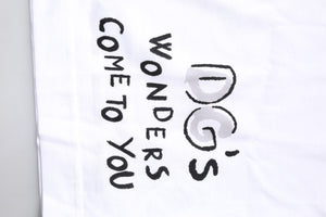 White Short-Sleeved Printed Jersey T-shirt