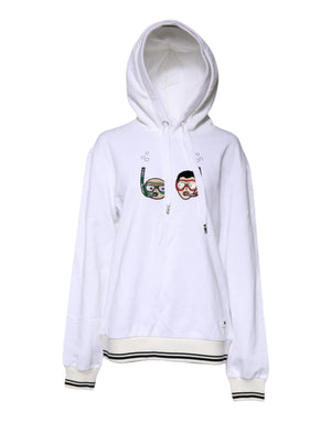 White #DGFamily Hooded Sweatshirt Sweater