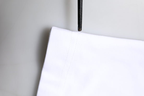 White Bellissima Cotton Crew Neck T-shirt