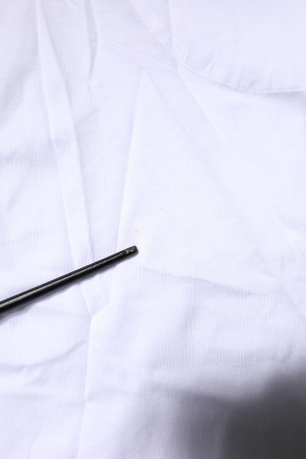 White Cotton Sleeveless Printed Tank T-shirt