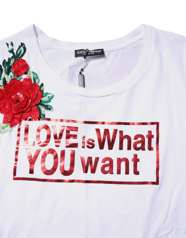 White Floral Graphic Print Sleeveless Tank Top