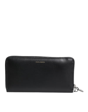 Black Blue Exotic Leather Embossed Continental Wallet