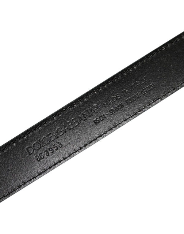 Green Ostrich Leather Silver Metal Buckle Belt