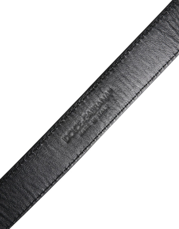 Brown White Pony Leather Metal Buckle Belt