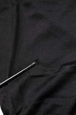 Black Lace Sheer Crew Neck Sleeveless Top