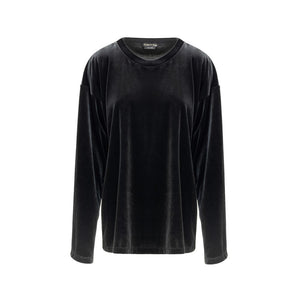 Black Synthetic Sweatshirt