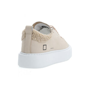 Beige Leather Sneaker