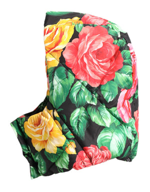 Multicolor Floral Print Whole Head Wrap Hat