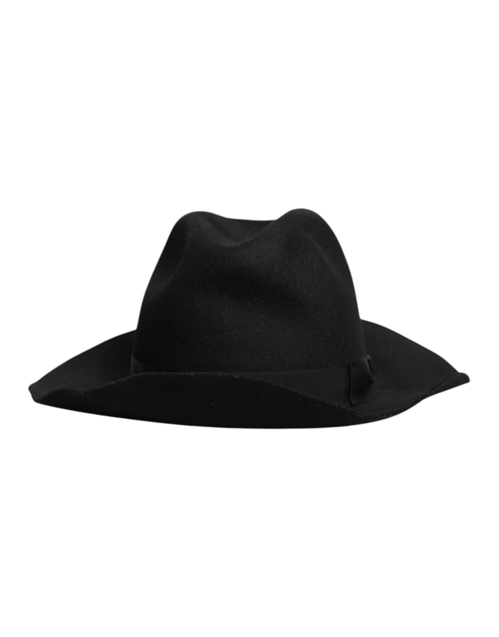 Black Wide Brim Trilby Fedora Hat