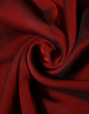 Red Silk Rectangle Women Wrap Shawl Scarf