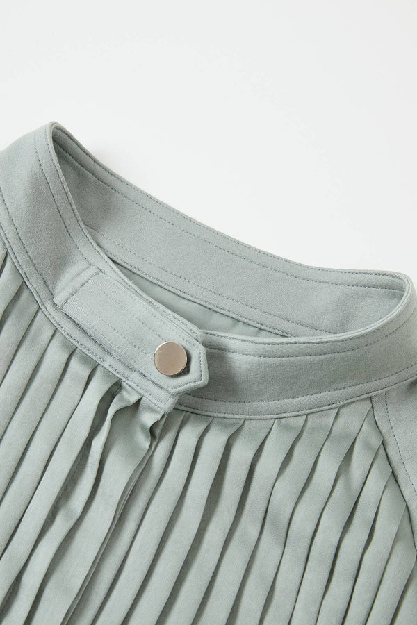 Pleated Zip Up Jacket