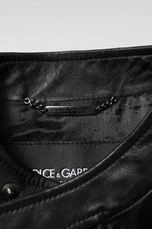 Black Sheep Leather Biker Full Zip Jacket