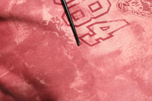 Pink Wash DG MILANO Hooded Pullover Sweater