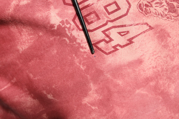 Pink Wash DG MILANO Hooded Pullover Sweater