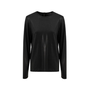 Black Viscose Long Sleeve