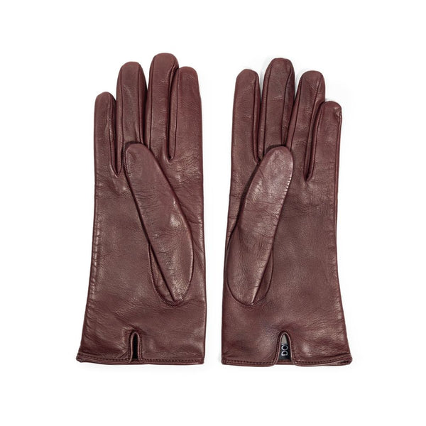 Burgundy Leather Gloves