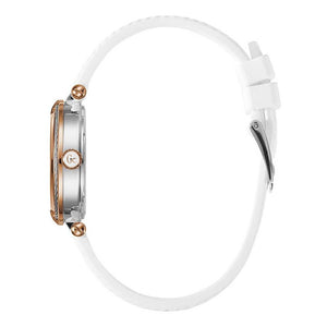 White Synthetic Dress Watch