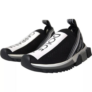 Black White Slip On Sorrento Sneakers Shoes