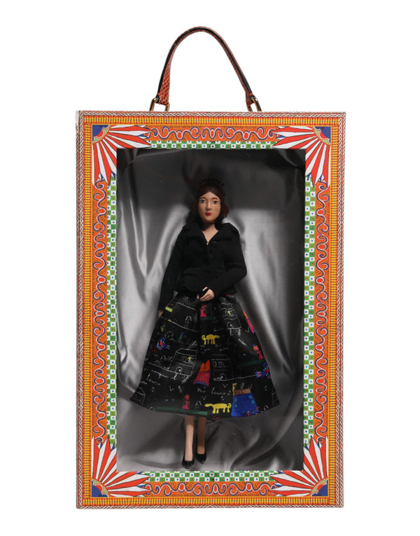 Black Dress Ceramic Porcelain Fashion Leather Sicily Dolls