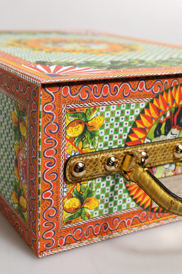 Red Dress Ceramic Porcelain Fashion Box Leather Sicily Dolls