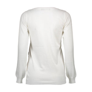 White Other Fibres Women Sweater
