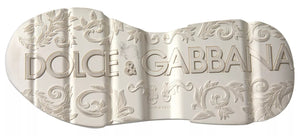 Sneakers White Beige Leather Sport DAYMASTER Shoes