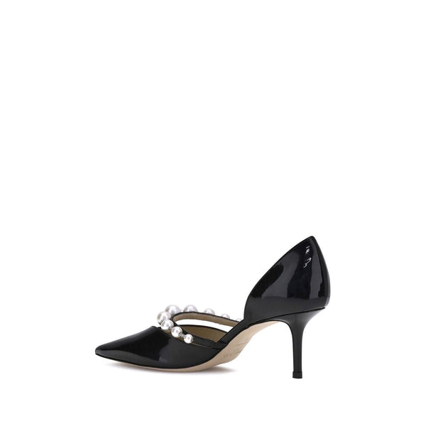 Black Calf Leather Bos Taurus High Heel Pumps