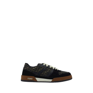 Multicolor Fabric Low Top Sneakers
