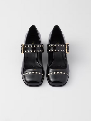 Black Patent leather Mary Jane pumps