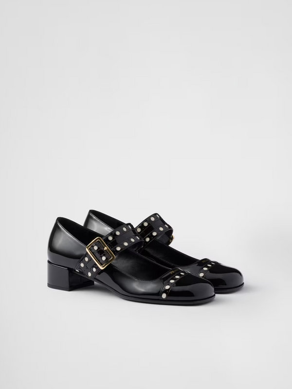 Black Patent leather Mary Jane pumps