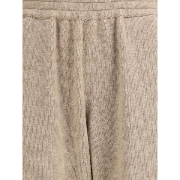 Beige Cashmere Pants