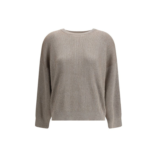 Beige Cotton Sweatshirt